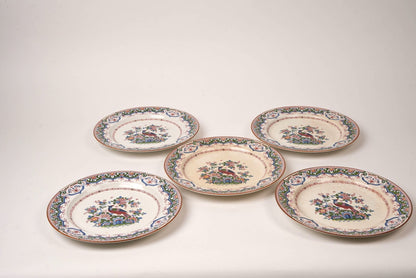 Antique Booths 'Old Dutch Peacock' China Dinner Service