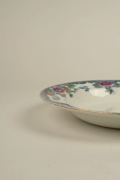 Set of 3 | Booths 'Nankin' Floral Stew Bowls – Whieldon Ware