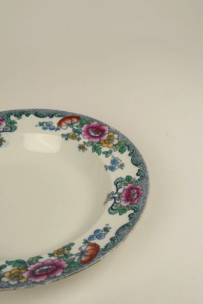 Set of 3 | Booths 'Nankin' Floral Stew Bowls – Whieldon Ware