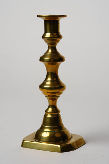 Victorian Brass Candle Holders