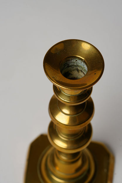 Victorian Brass Candle Holders