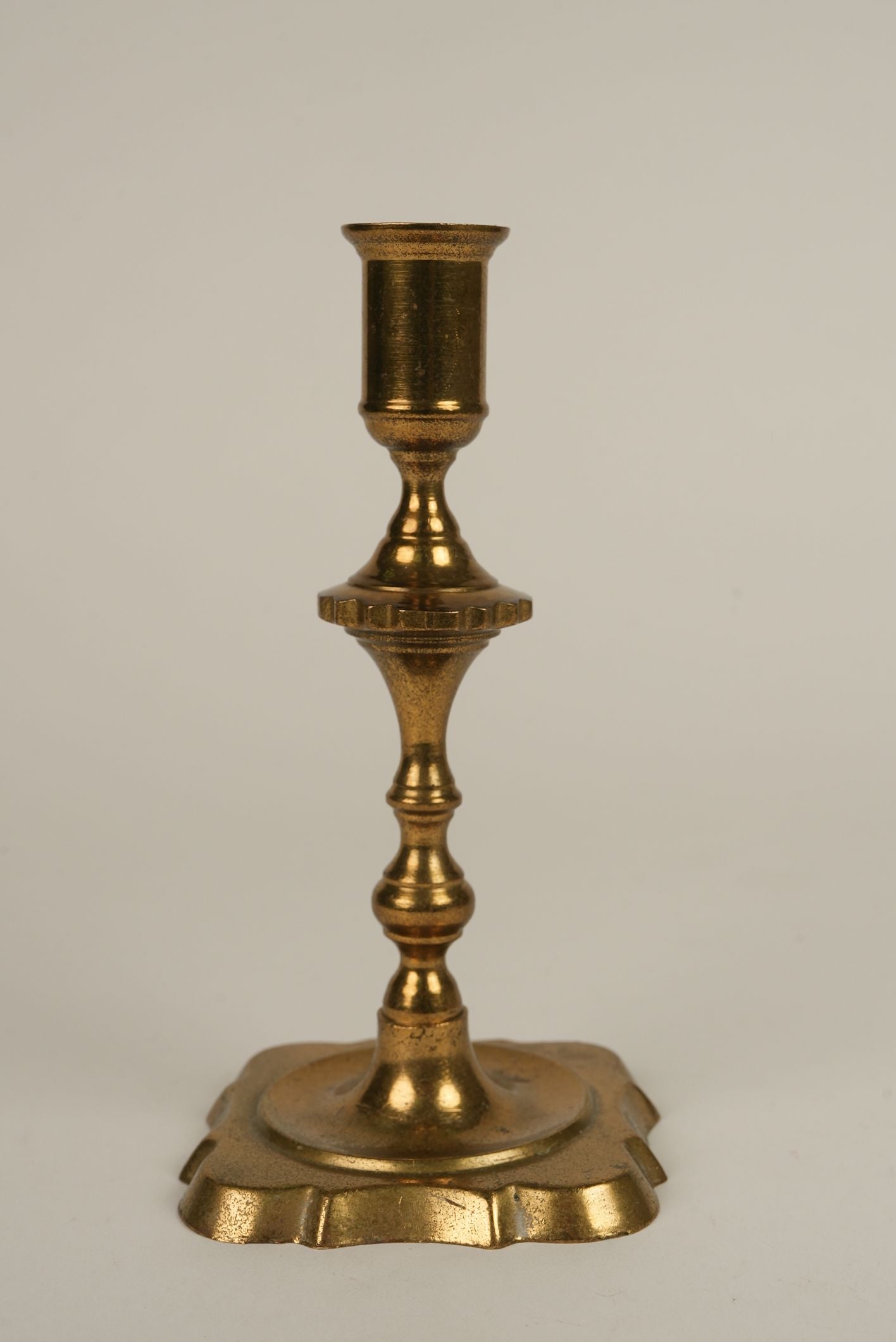 Vintage Brass Candle Holders | Set of 2