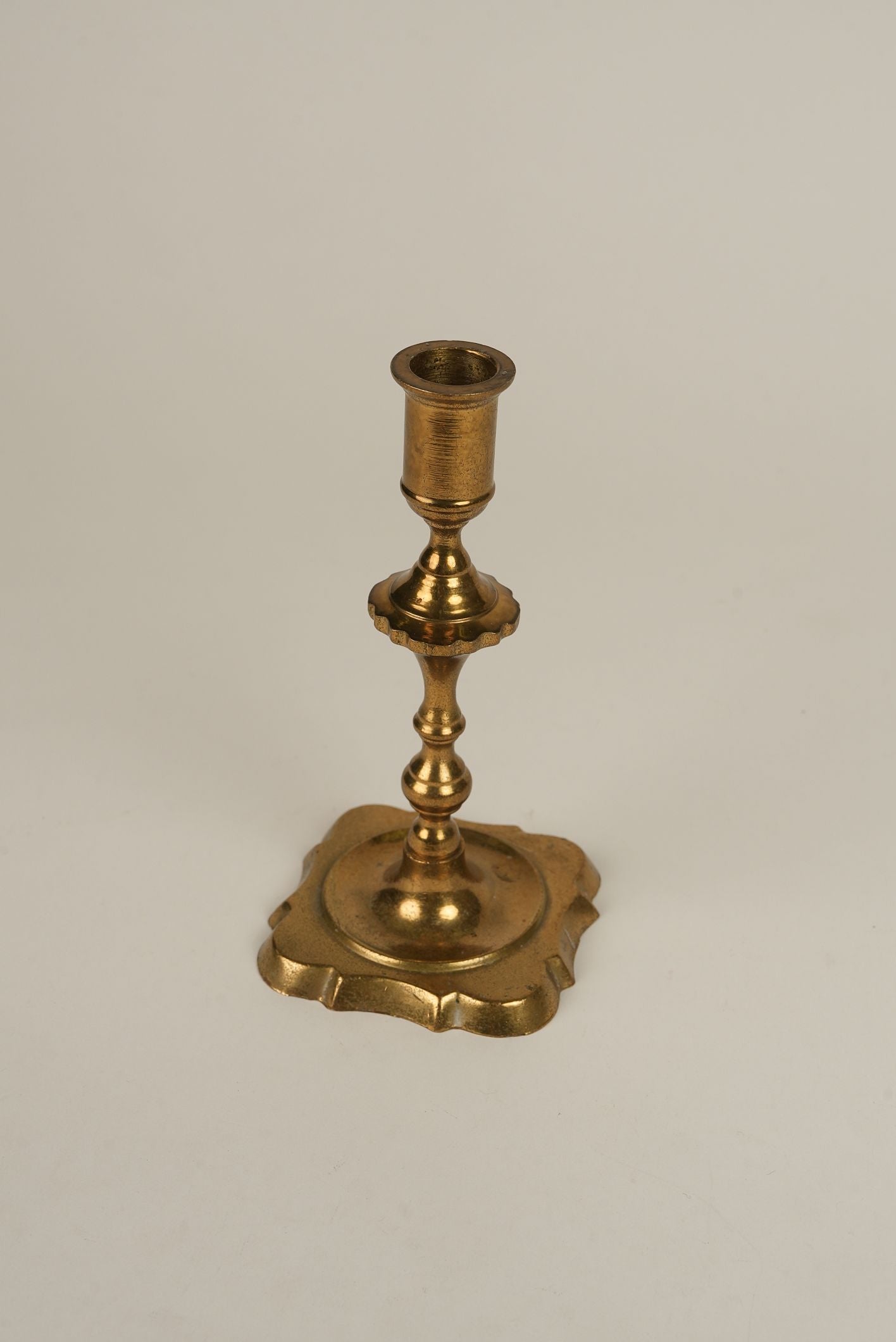 Vintage Brass Candle Holders | Set of 2