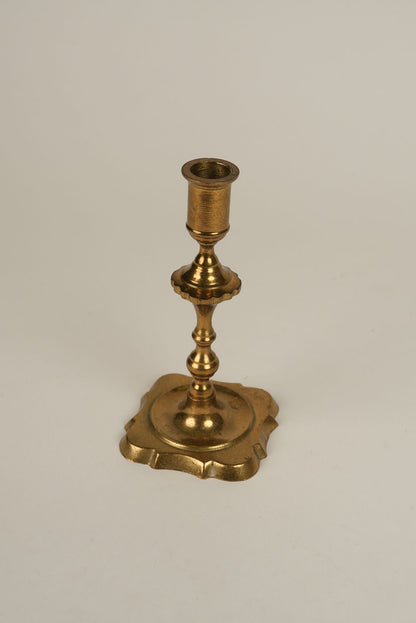 Antique Brass Candle Holders | Set of 2
