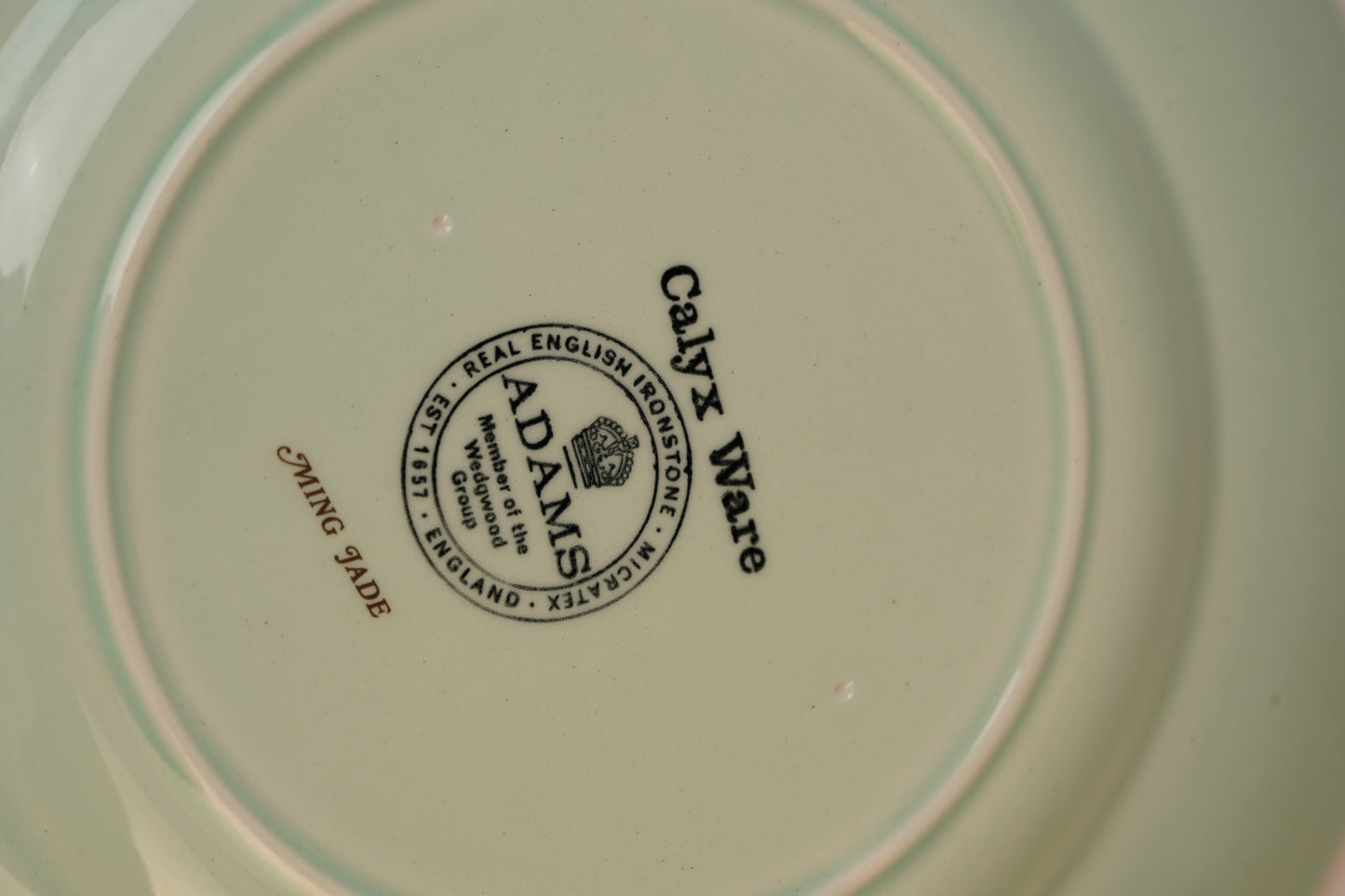Vintage Calyx Ware Cake Plate