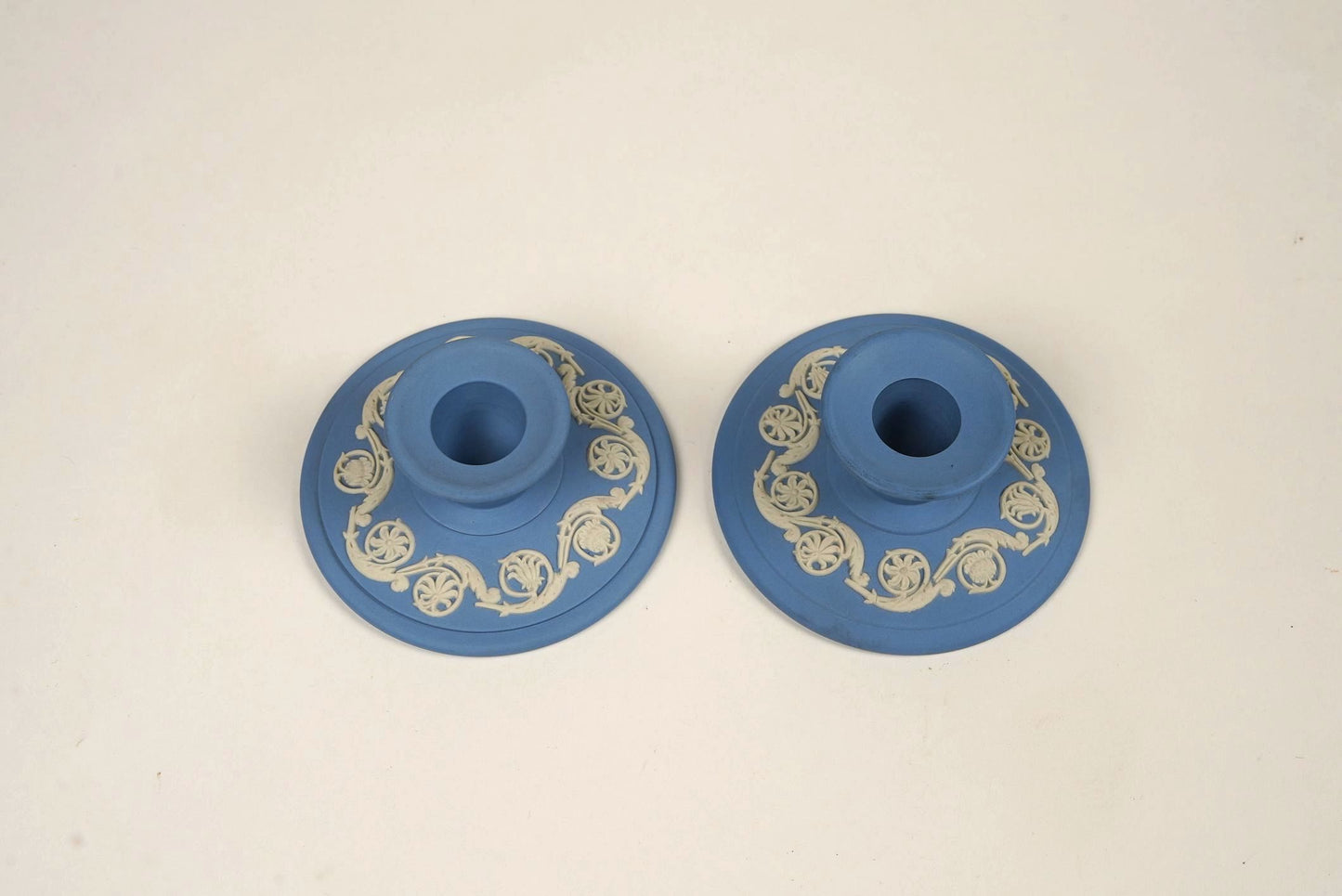 Set of 2 | Wedgwood Jasperware Candle Holders