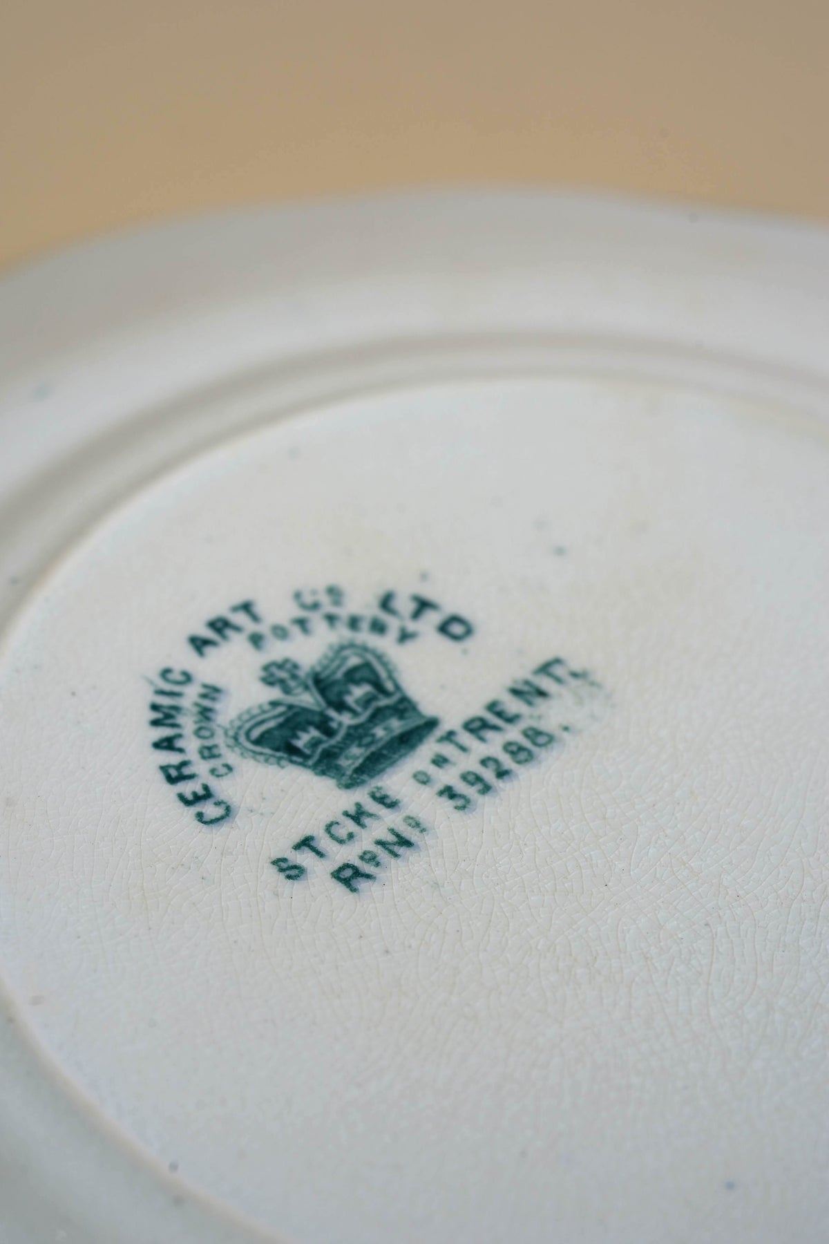 Ceramic Art Co. Crown Pottery Luncheon Plates | Set of 6