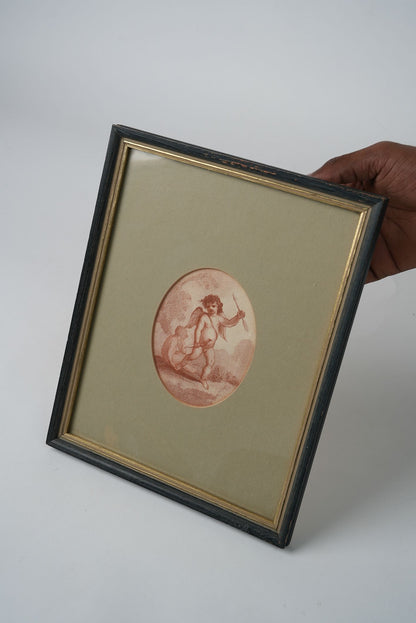 Cherub Vintage Art