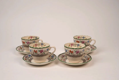 Spode Chinese Rose Tea Set | Set of 7