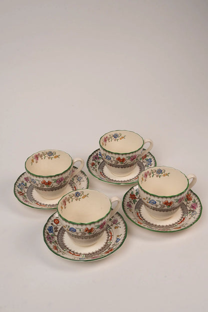 Spode Chinese Rose Tea Set | Set of 7