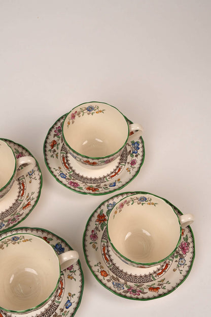 Spode Chinese Rose Tea Set | Set of 7