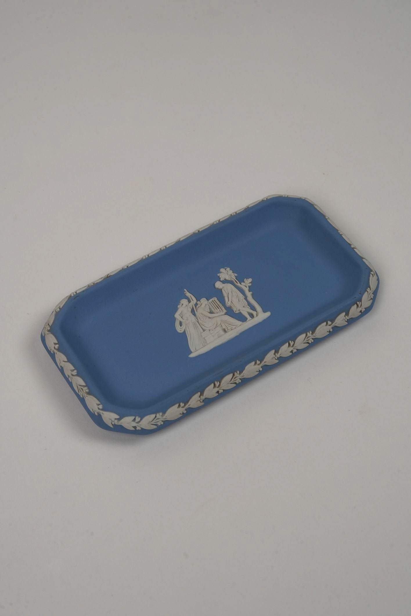 Classic Jasperware Rectangular Trinket Plate