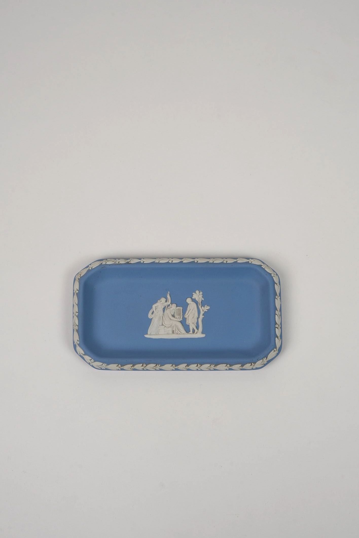Classic Jasperware Rectangular Trinket Plate