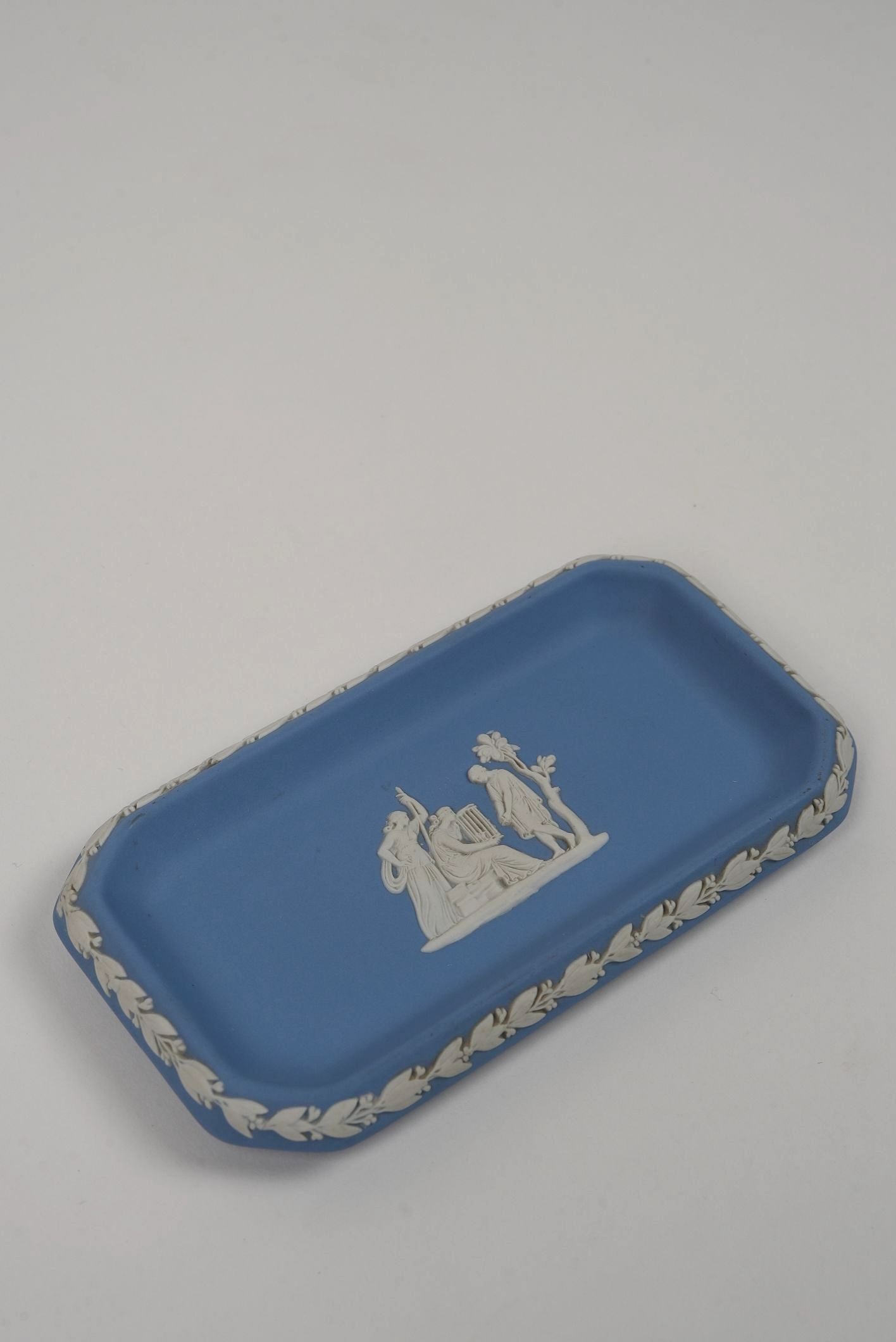 Classic Jasperware Rectangular Trinket Plate