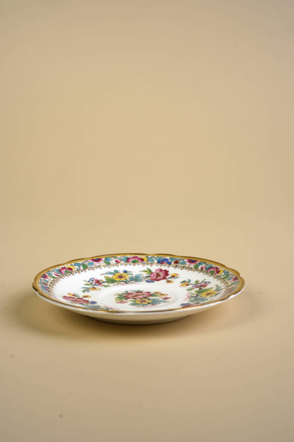 Small Coalport Ming Rose Coffee Cups & Saucers | Set of 5