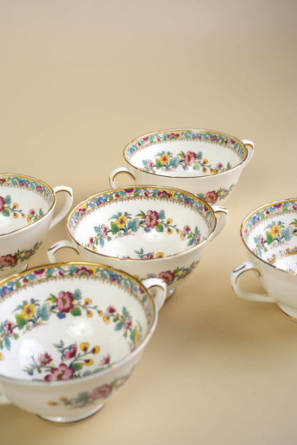 Coalport Ming Rose Bone China Bowls | Set of 10