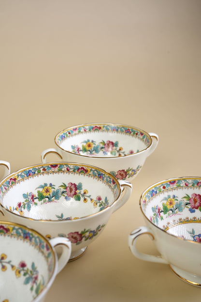 Coalport Ming Rose Bone China Bowls | Set of 10