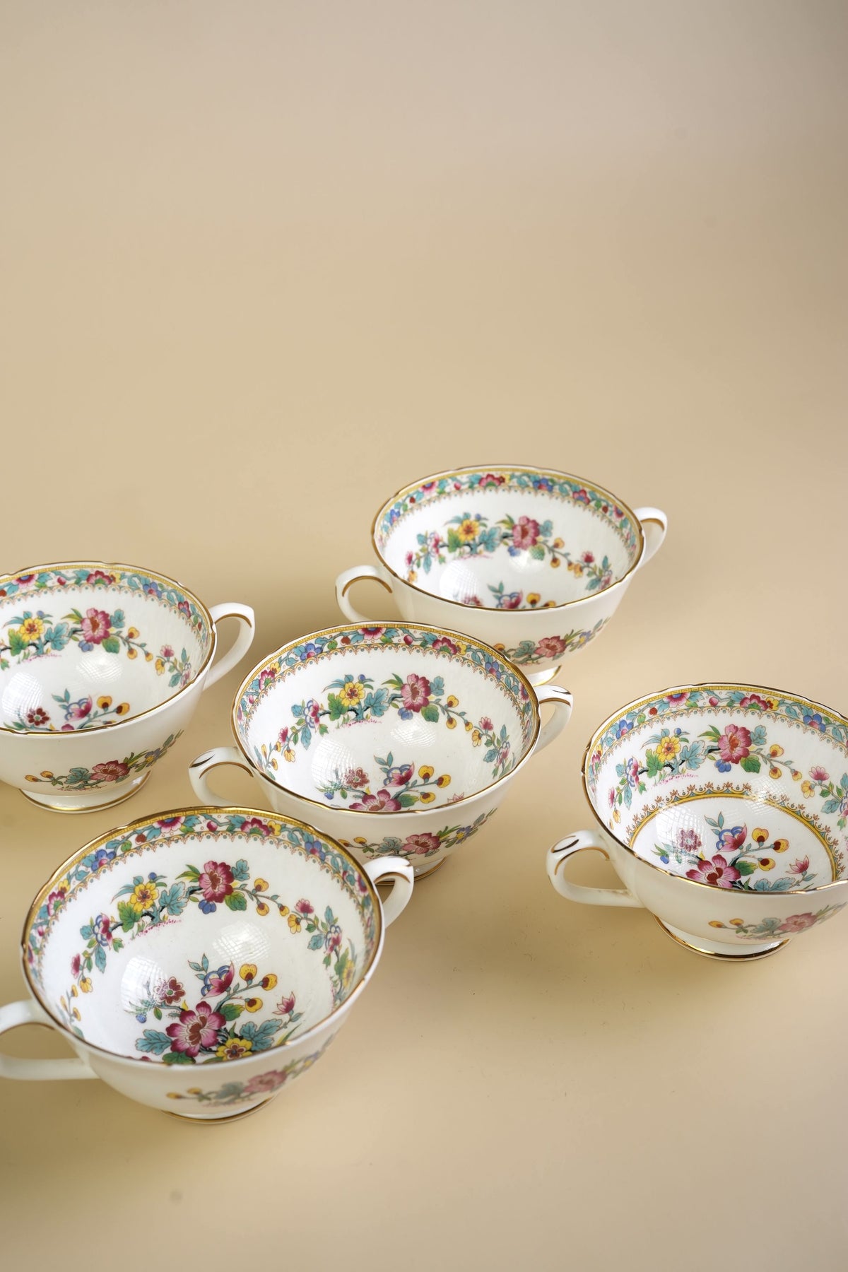 Coalport Ming Rose Bone China Bowls | Set of 10