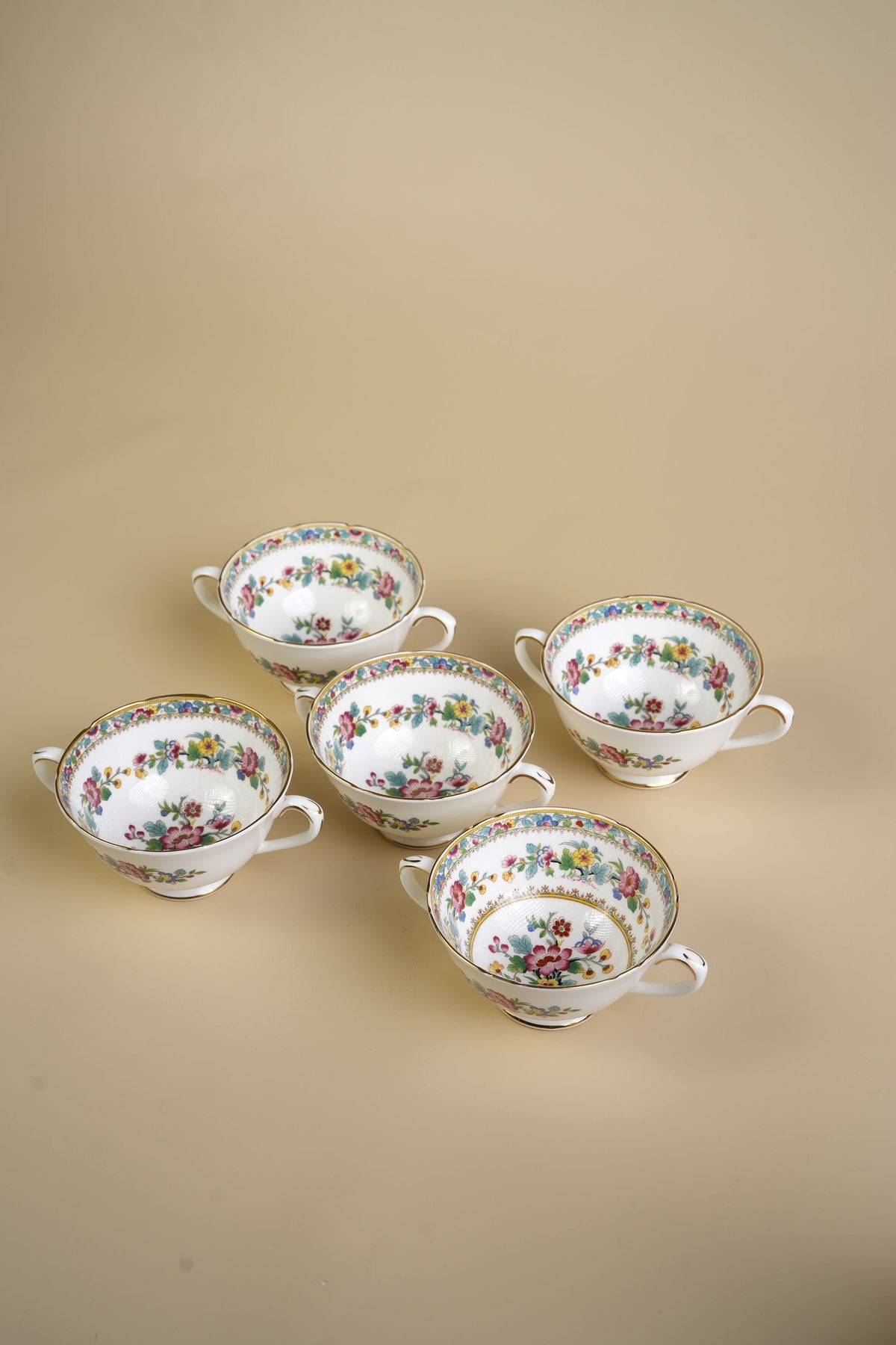 Coalport Ming Rose Bone China Bowls | Set of 10
