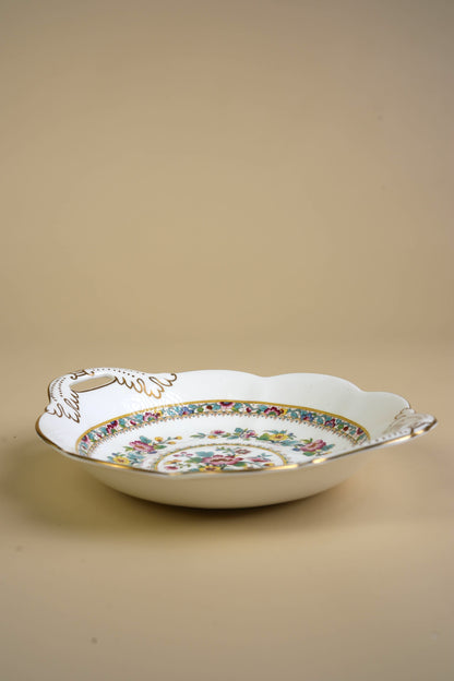 Coalport Ming Rose Handled Dessert Dishes | Set of 2