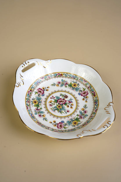 Coalport Ming Rose Handled Dessert Dishes | Set of 2