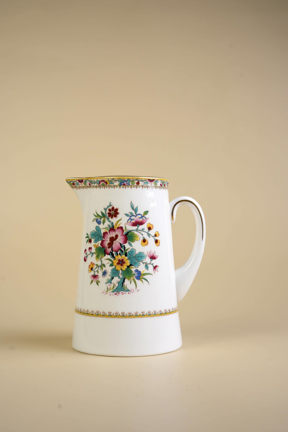 Coalport Ming Rose Bone China Water Jug