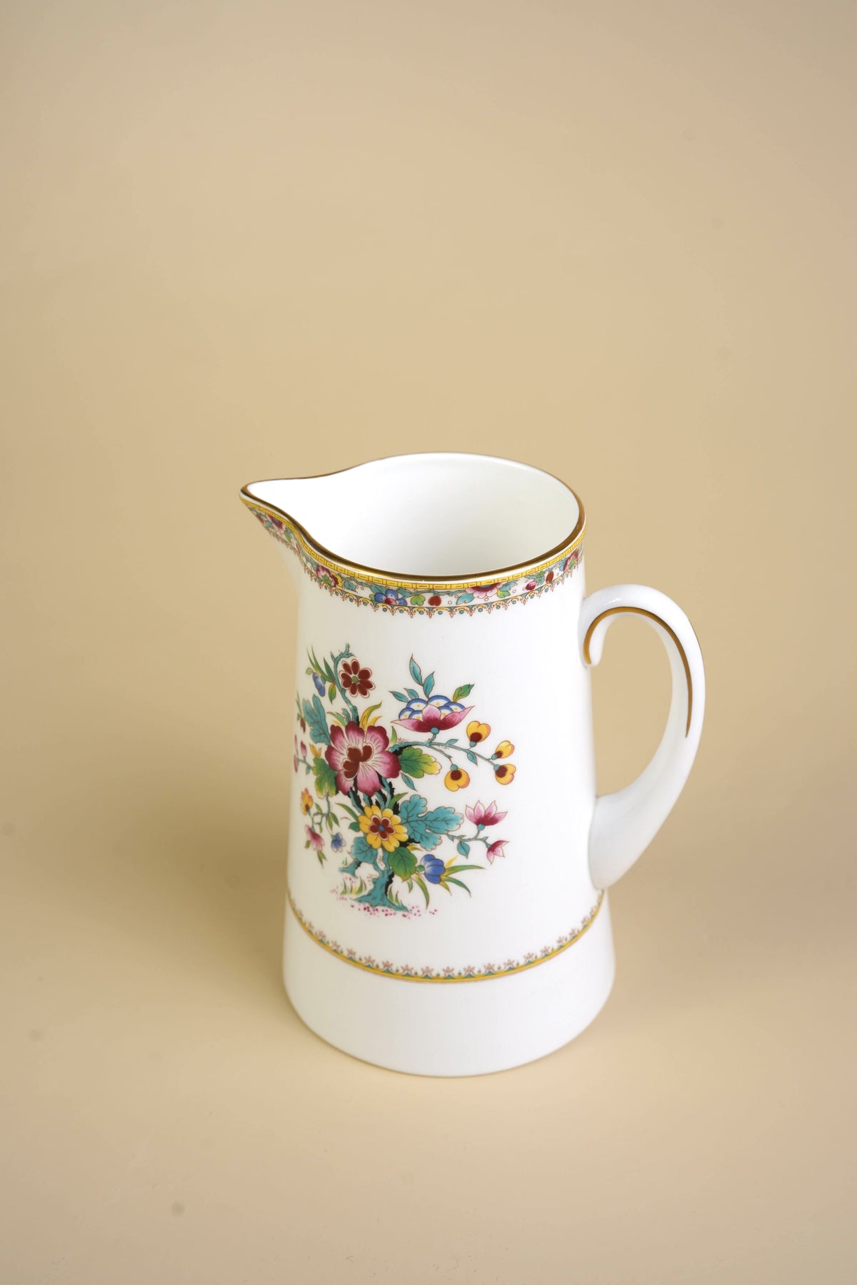 Coalport Ming Rose Bone China Water Jug