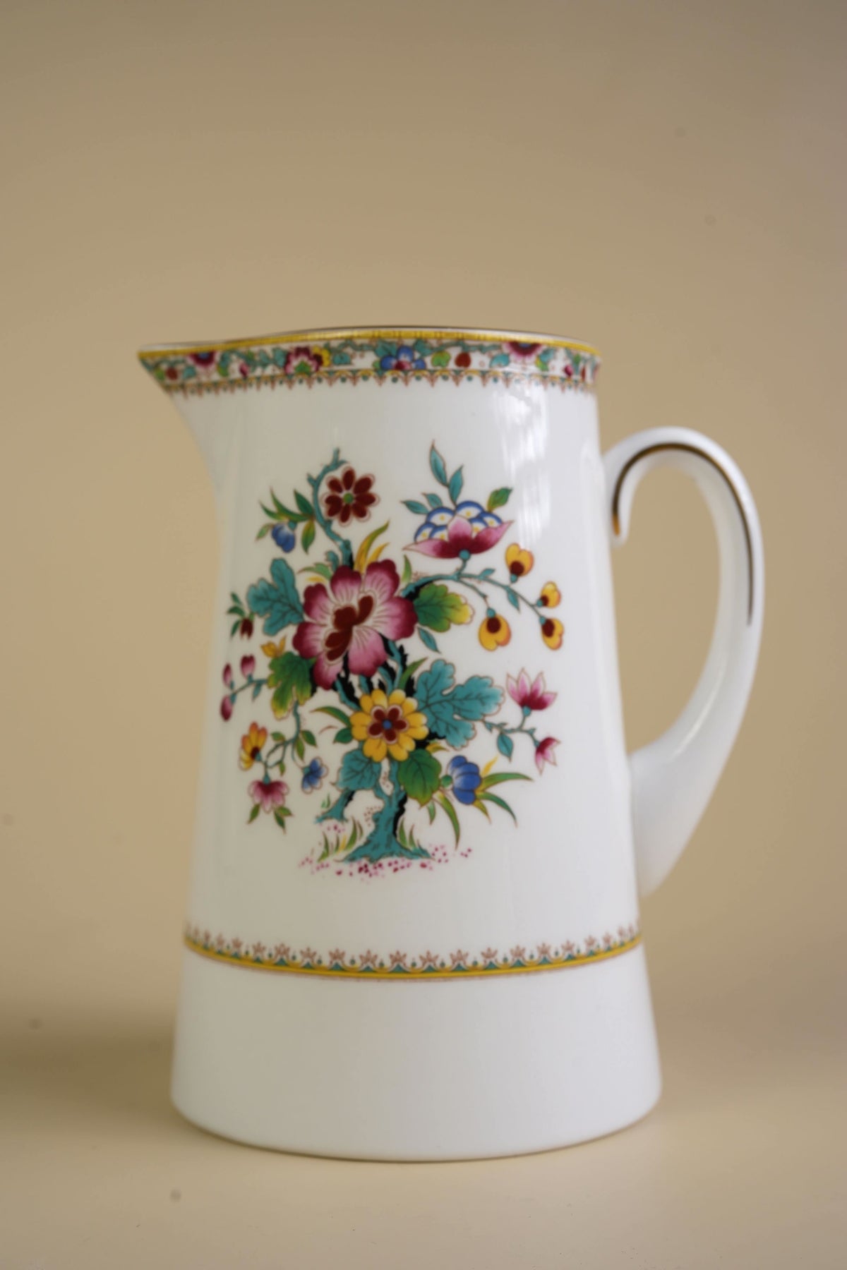 Coalport Ming Rose Bone China Water Jug