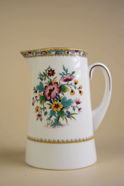 Coalport Ming Rose Bone China Water Jug