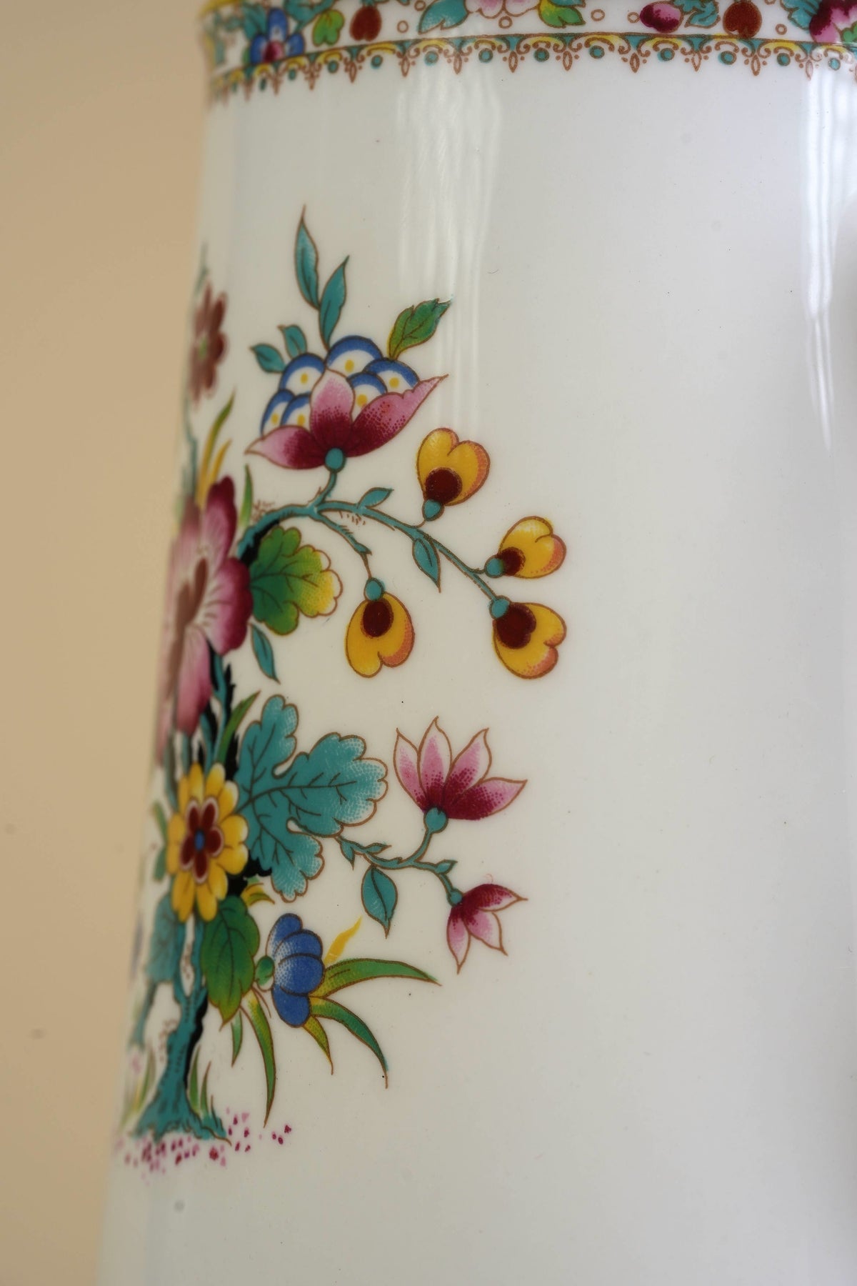 Coalport Ming Rose Bone China Water Jug