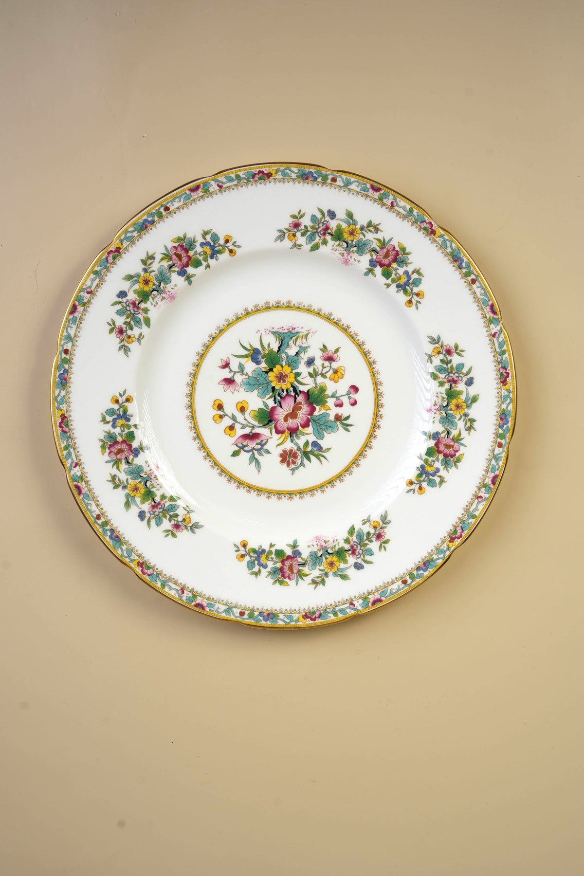 Coalport Ming Rose Dinner Plates | Set of 7
