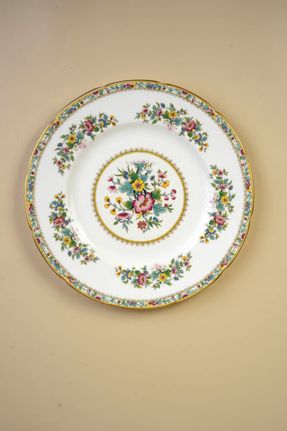 Coalport Ming Rose Dinner Plates | Set of 7