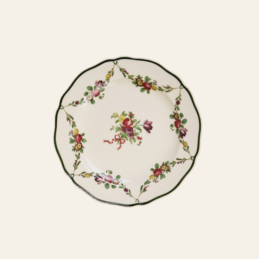 Royal Doulton Floral Tea Plate & Square Dish Set, 7 Pieces