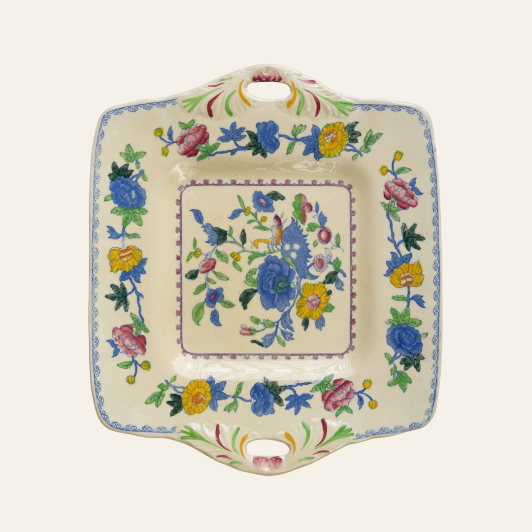 Mason's Regency Cake Plate with Pierced Handles