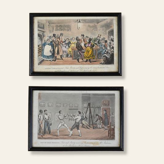 Pierce Egan's Life in London, 1821, Set of 2