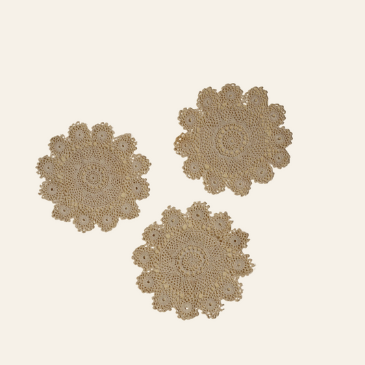 Vintage Lace Doilies | Set of 3