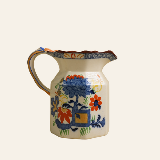 Mason's Ironstone Jardiniere Pattern Jug, Octagonal