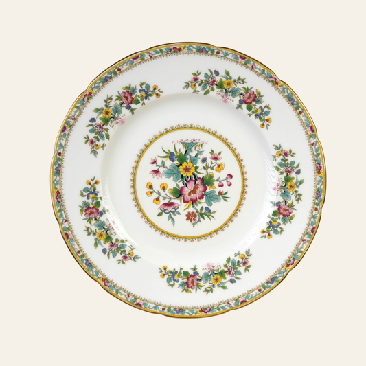 Coalport Ming Rose Dinner Plates | Set of 7