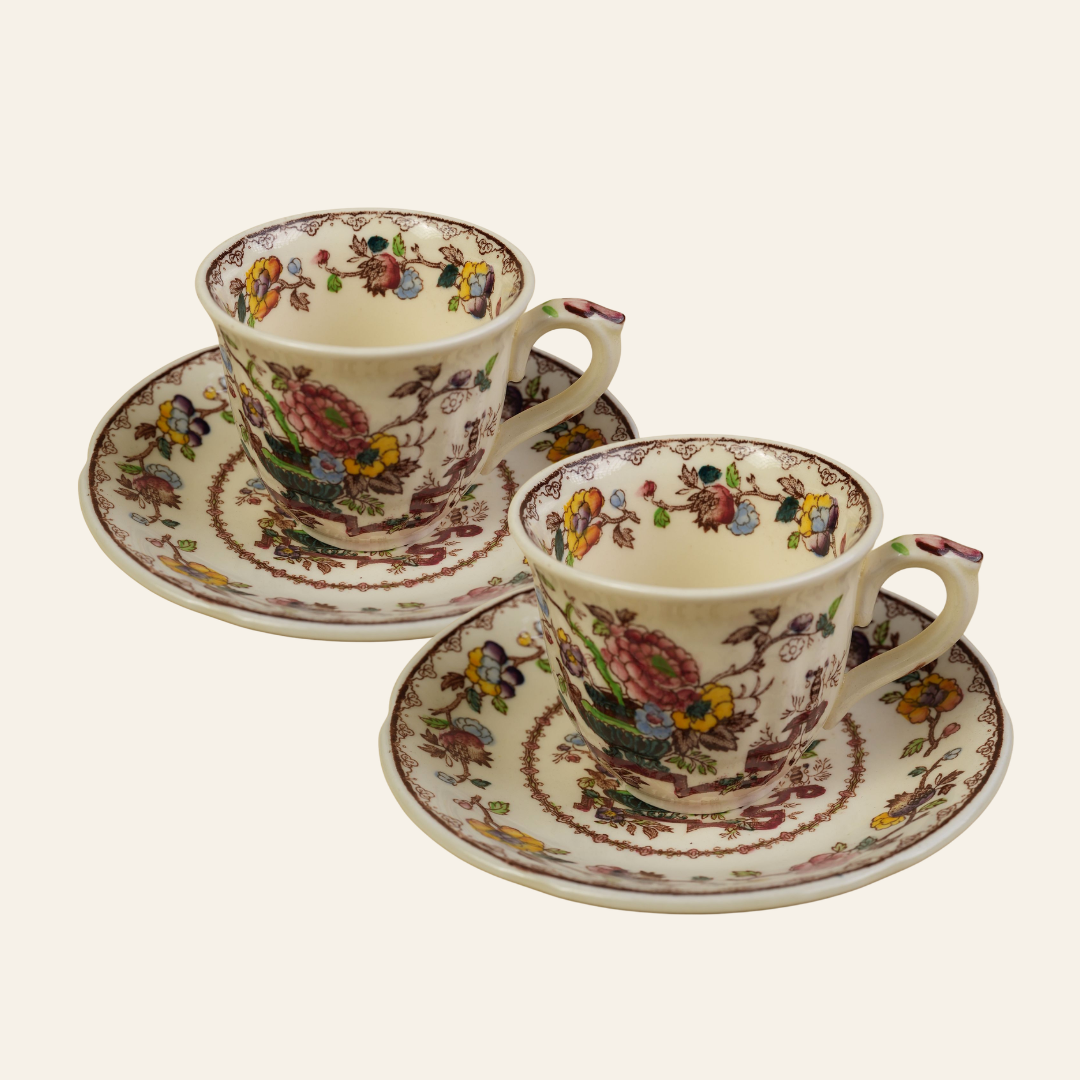 Mason’s Nabob Espresso Coffee Cups & Saucers