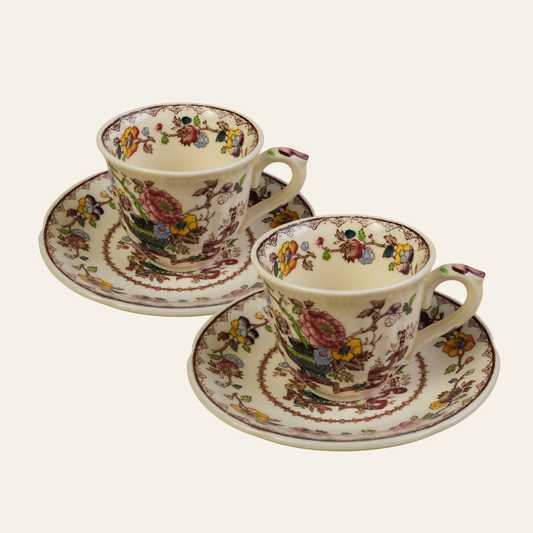 Mason’s Nabob Espresso Coffee Cups & Saucers