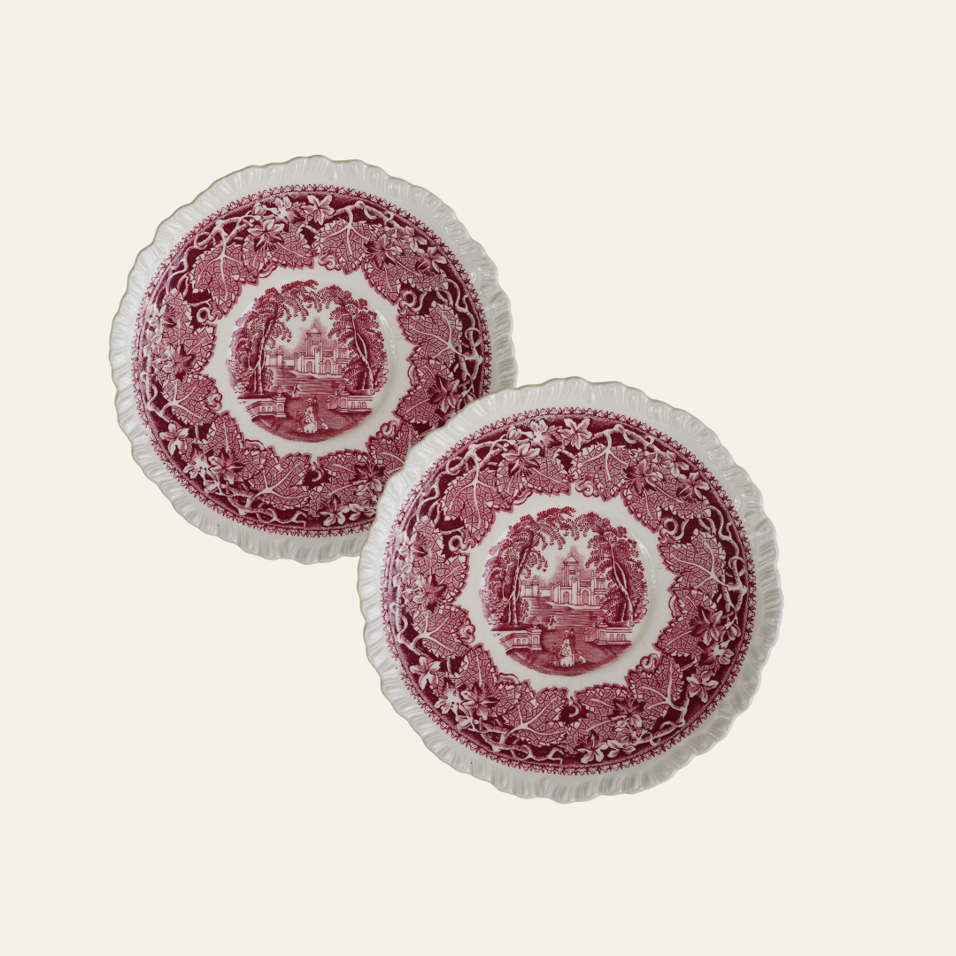 Mason's Vista Saucer Plates