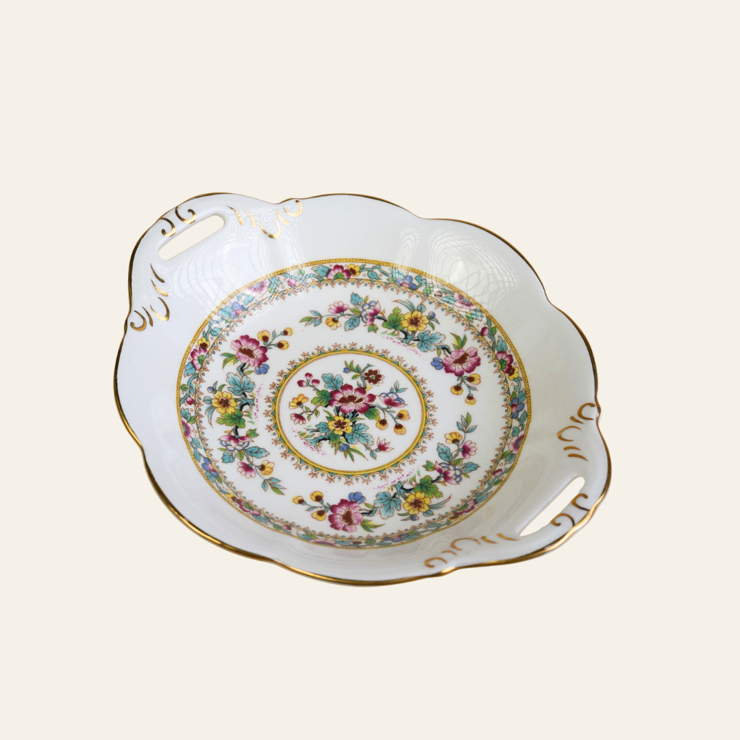 Coalport Ming Rose Handled Dessert Dishes | Set of 2