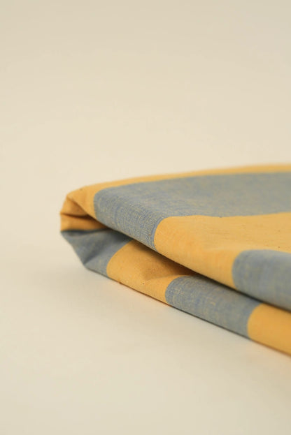 Striped Blue & Yellow Table Cover