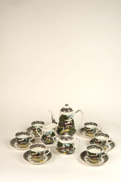 Country Style W.H Grindley & Co Vintage Coffee Service