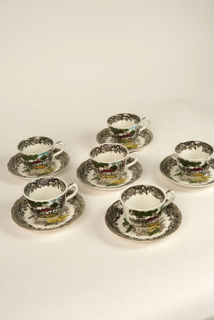 Country Style W.H Grindley & Co Vintage Coffee Service