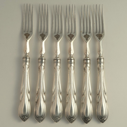 Vintage Silver-plated Forks | Set of 6