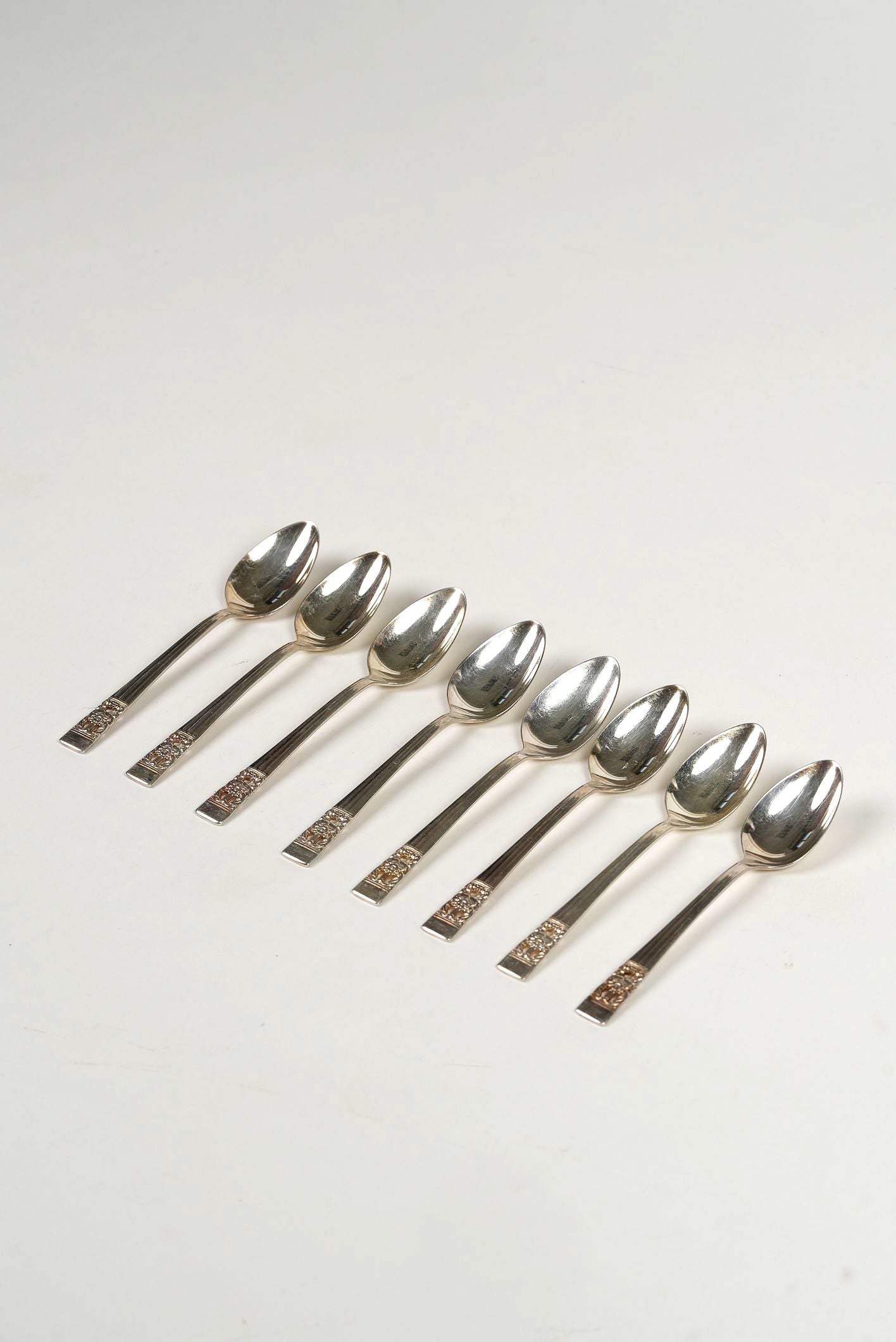Antique Sliver Plated Dinner Spoons | Set of 8