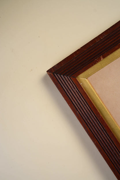 Victorian Framed Portrait Photograph — Young Man in Cravat