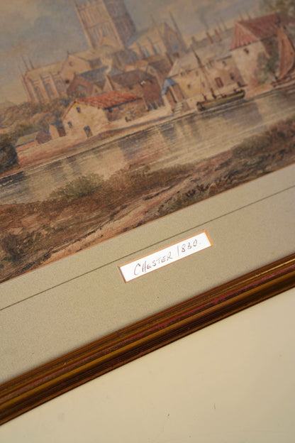 Vintage Watercolour — Chester, 1830
