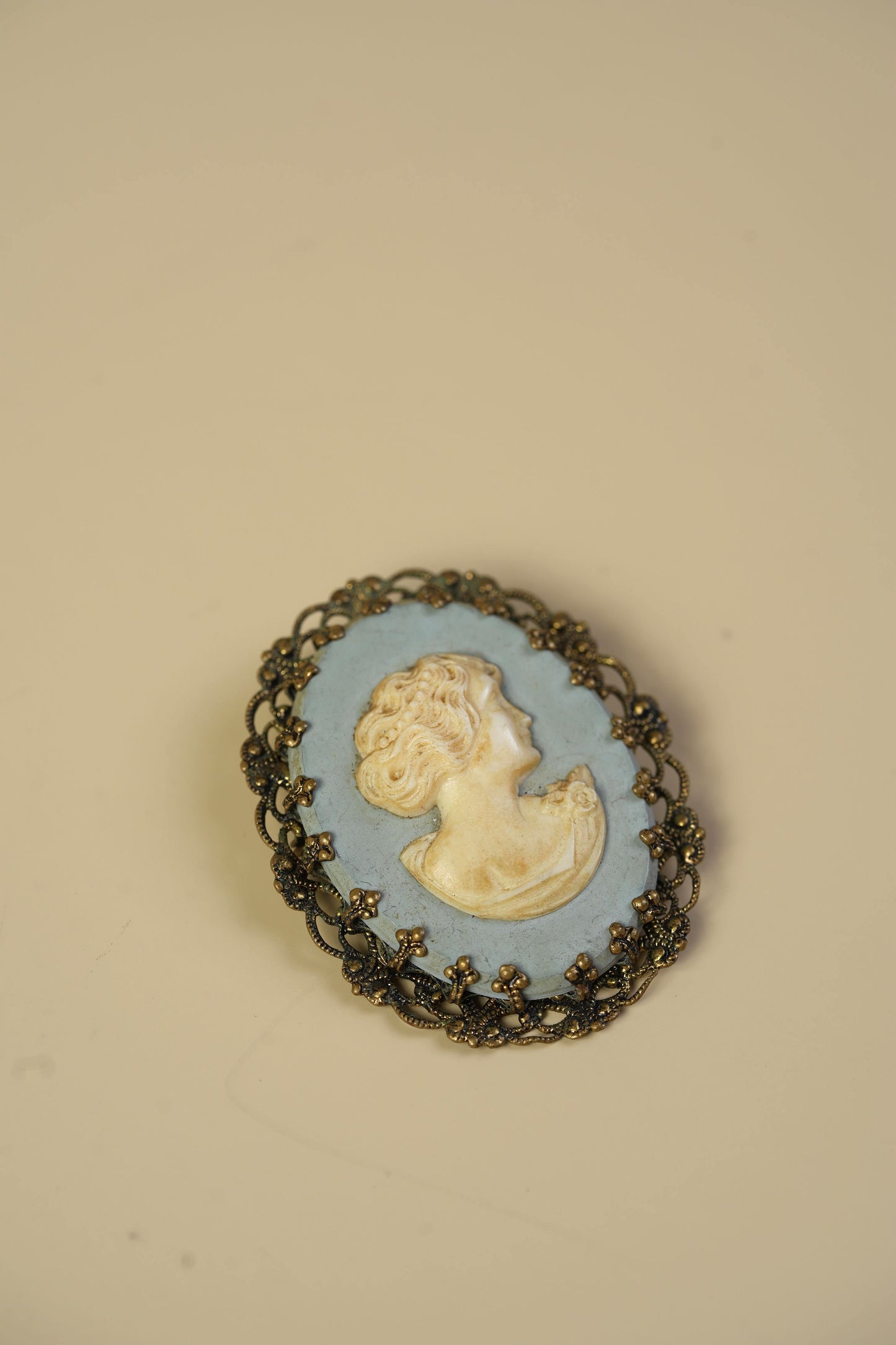 Antique Italian Cameo Brooch